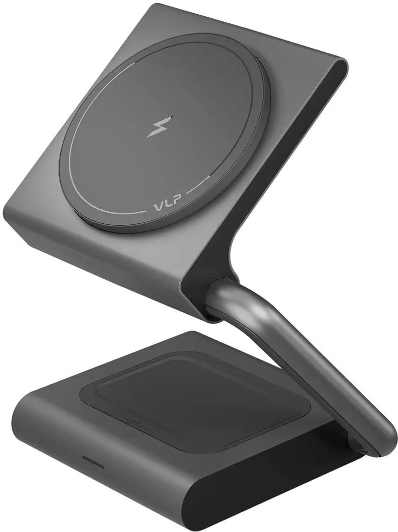 Беспроводное зарядное устройство VLP Zen Charger,  USB-C,  15Вт,  3A,  серый [1092002]